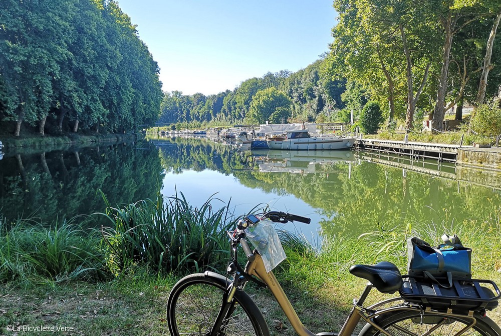 Circuit vélo le long de la Garonne