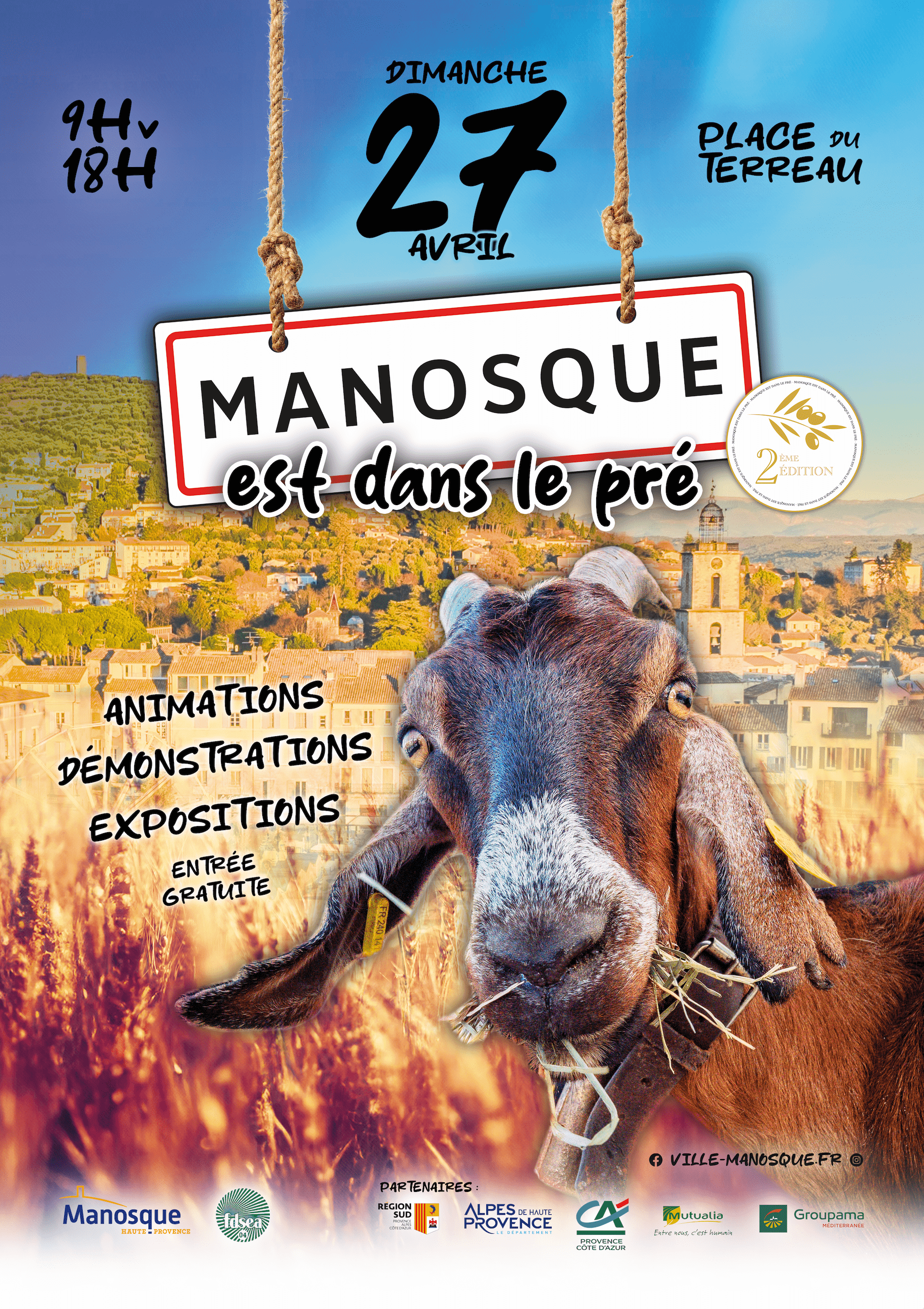 Manosque est dans le pré