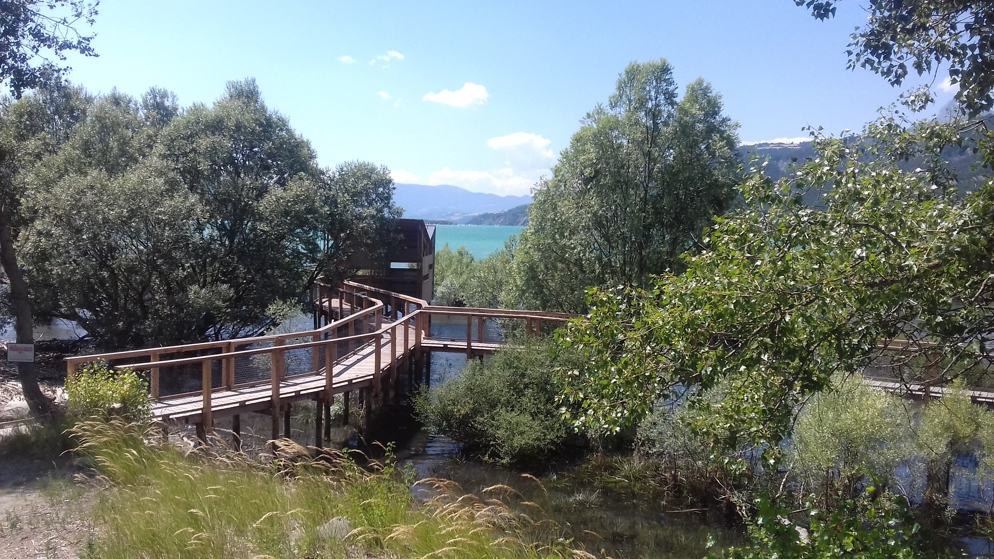 Balade sur pilotis - zone du liou