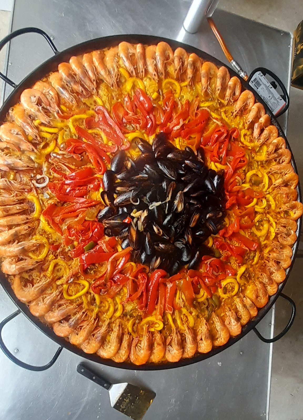 Paëlla et dégustation de vin au Camping du Théâtre à Vaison La Romaine